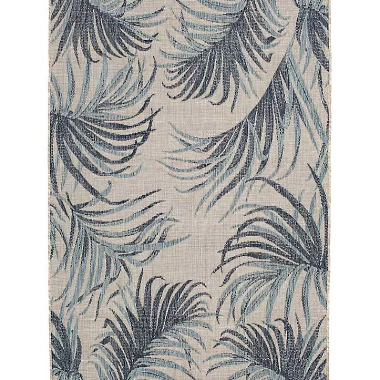 Palm Fronds Lava Indoor/Outdoor Area Rug, 5x7>Kirklands Home Flash Sale