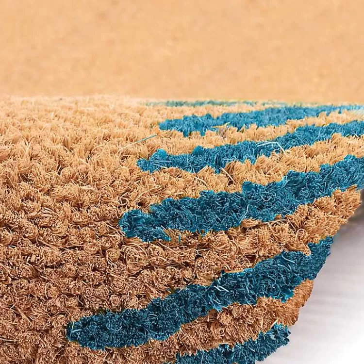 blue_palm_fronds_welcome_coir_doormat_7.webp Blue Palm Fronds Welcome Coir Doormat>Kirklands Home Clearance