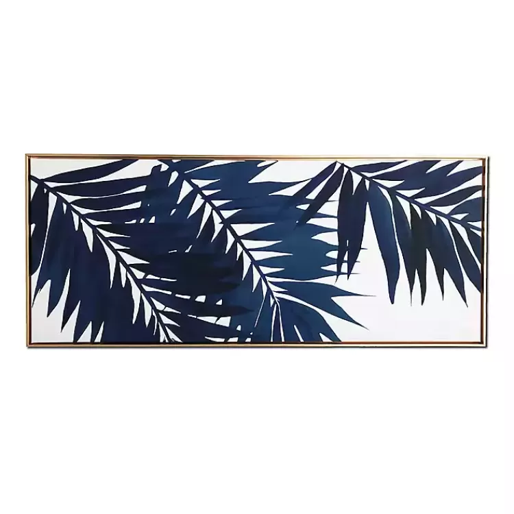 Blue Palms Framed Canvas Art Print>Kirklands Home New