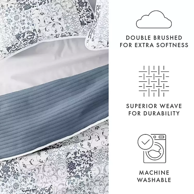 blue_patchwork_reversible_pc_twin_quilt_set_6.webp Blue Patchwork Reversible 2-pc. Twin Quilt Set>Kirklands Home Cheap