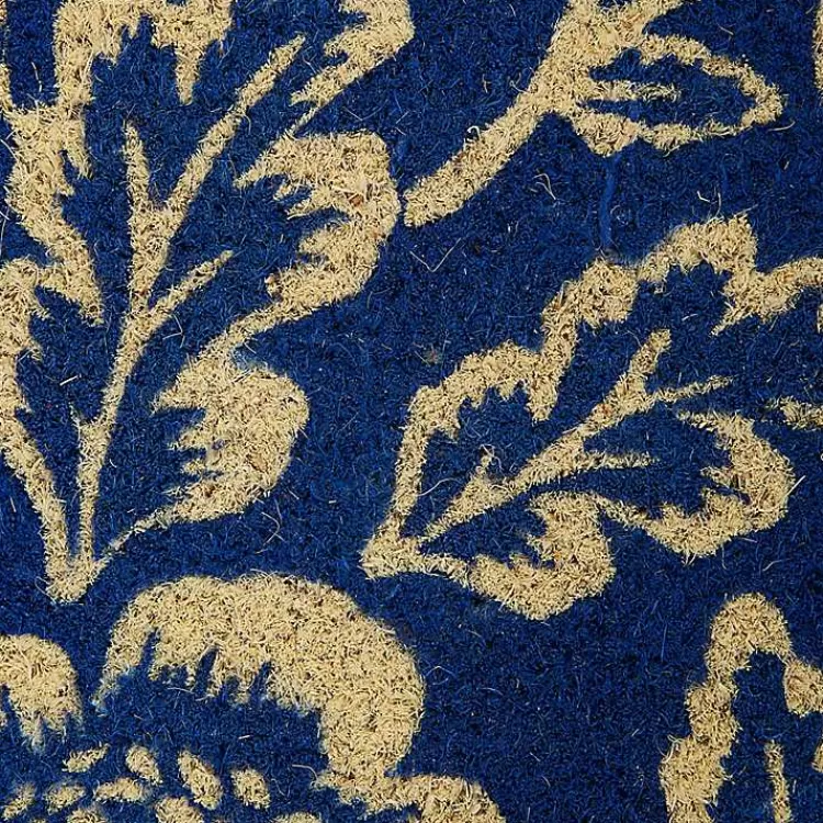 blue_peonies_coir_doormat_3.webp Blue Peonies Coir Doormat>Kirklands Home Fashion