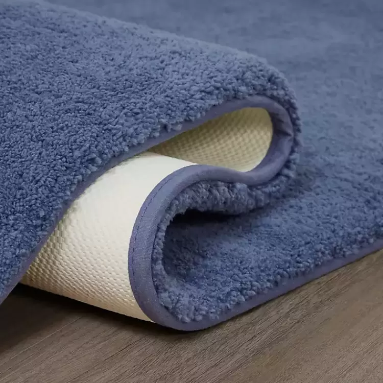 blue_plush_microfiber_bath_mat_x_3.webp Blue Plush Microfiber Bath Mat, 20x24>Kirklands Home Flash Sale