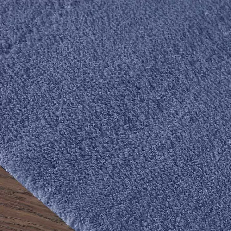 blue_plush_microfiber_bath_mat_x_4.webp Blue Plush Microfiber Bath Mat, 20x24>Kirklands Home Flash Sale