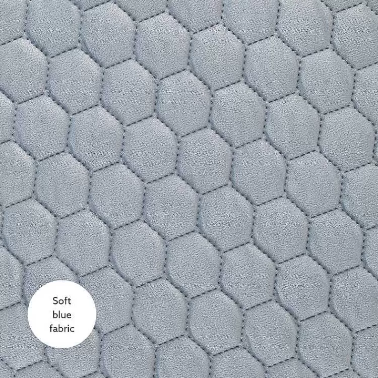 blue_quilted_honeycomb_ottoman_7.webp Blue Quilted Honeycomb Ottoman>Kirklands Home Clearance