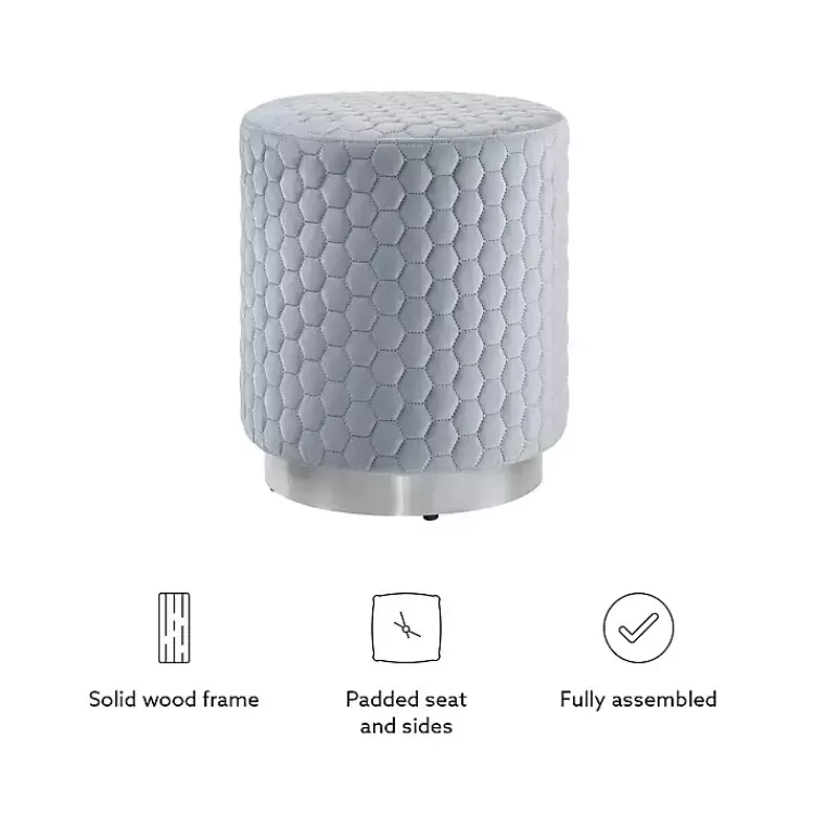 blue_quilted_honeycomb_ottoman_8.webp Blue Quilted Honeycomb Ottoman>Kirklands Home Clearance