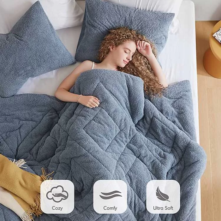 blue_quilted_teddy_pc_twin_comforter_set_3.webp Quilted Teddy 2-pc. Twin Comforter Set>Kirklands Home New