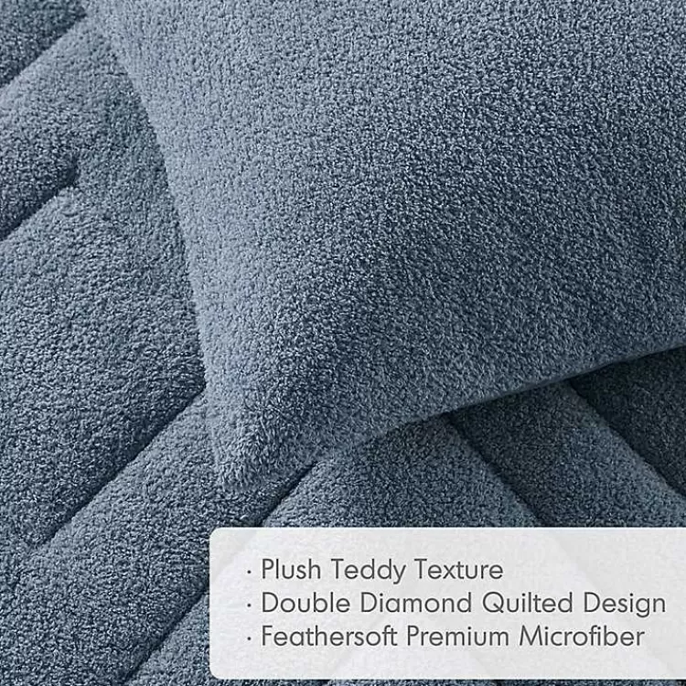 blue_quilted_teddy_pc_twin_comforter_set_4.webp Quilted Teddy 2-pc. Twin Comforter Set>Kirklands Home New