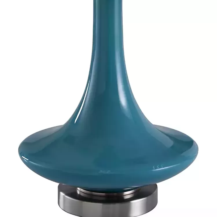 blue_retro_glass_table_lamp_2.webp Blue Retro Glass Table Lamp>Kirklands Home Hot