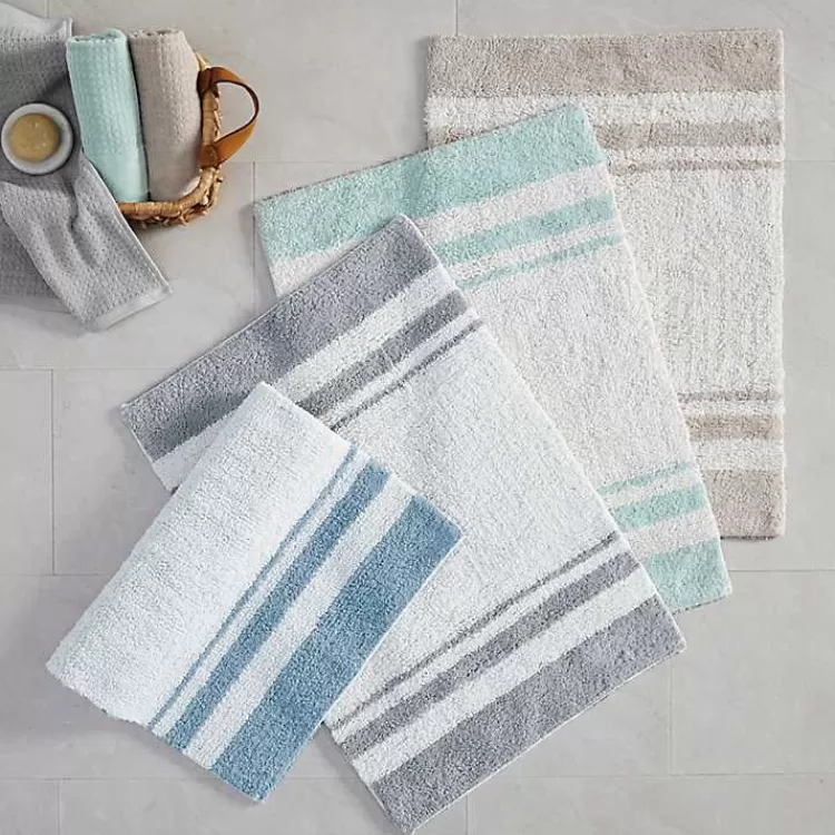 blue_reversible_stripe_trim_bath_mat__in_5.webp Blue Reversible Stripe Trim Bath Mat, 45 in.>Kirklands Home Cheap