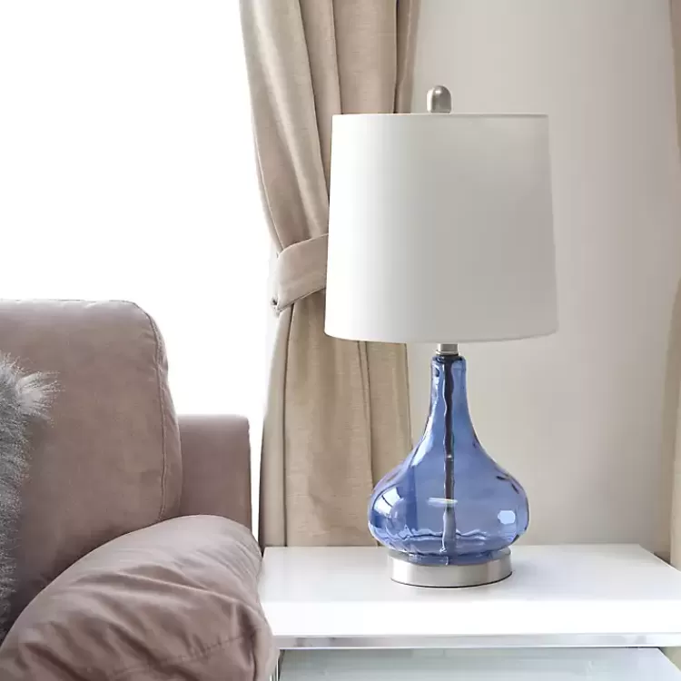 blue_rippled_glass_droplet_table_lamp_4.webp Rippled Glass Droplet Table Lamp>Kirklands Home Hot