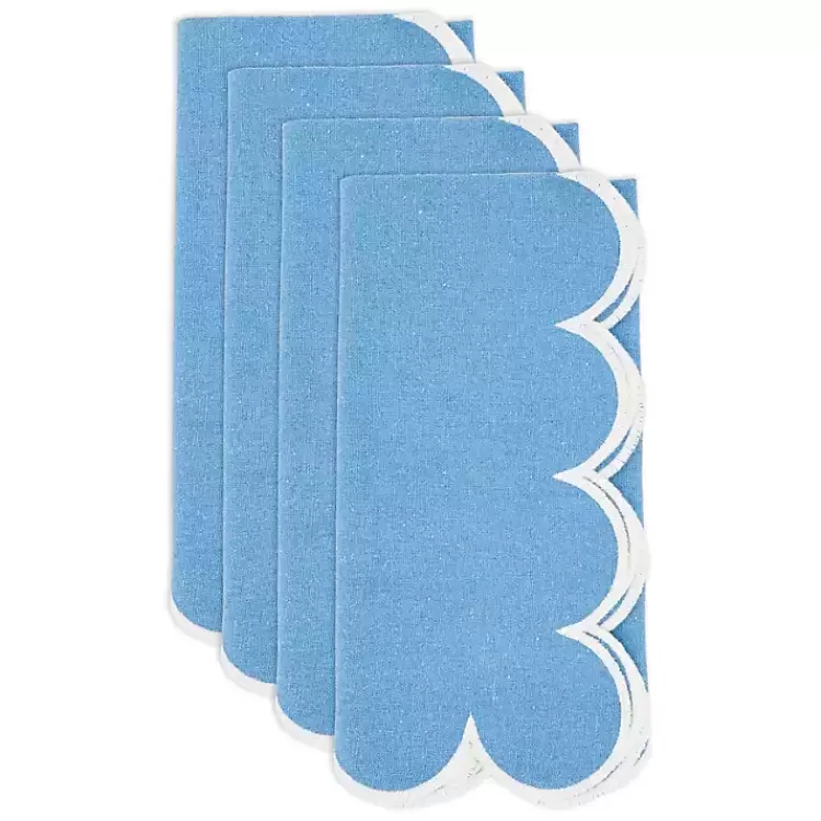 blue_scalloped_edge_napkins_set_of__2.webp Scalloped Edge Napkins, Set of 4>Kirklands Home New