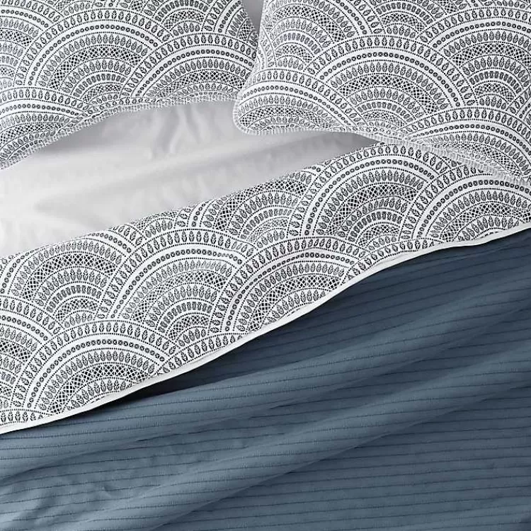 blue_scalloped_reversible_pc_twin_quilt_set_5.webp Blue Scalloped Reversible 2-pc. Twin Quilt Set>Kirklands Home Online