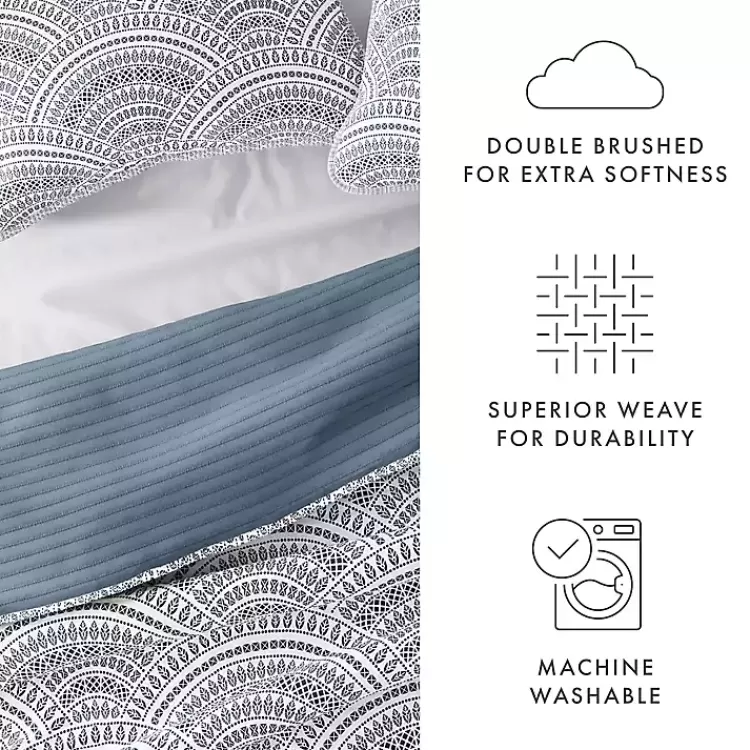 blue_scalloped_reversible_pc_twin_quilt_set_6.webp Blue Scalloped Reversible 2-pc. Twin Quilt Set>Kirklands Home Online