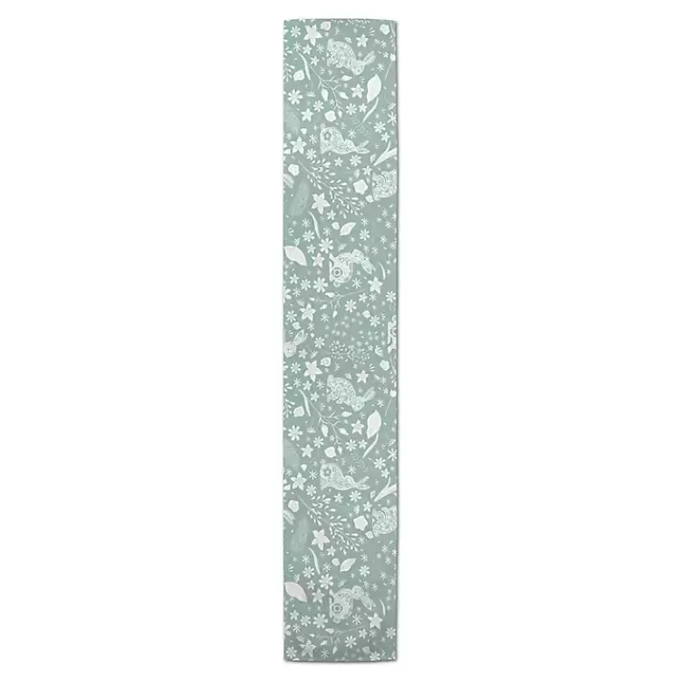 blue_scandinavian_bunny_table_runner__in_2.webp Blue Scandinavian Bunny Table Runner, 90 in.>Kirklands Home Fashion