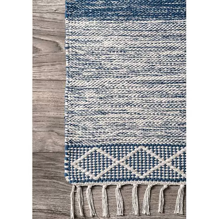 blue_seabrook_striped_fringe_wool_area_rug_x_3.webp Seabrook Striped Fringe Wool Area Rug, 7x9>Kirklands Home Fashion