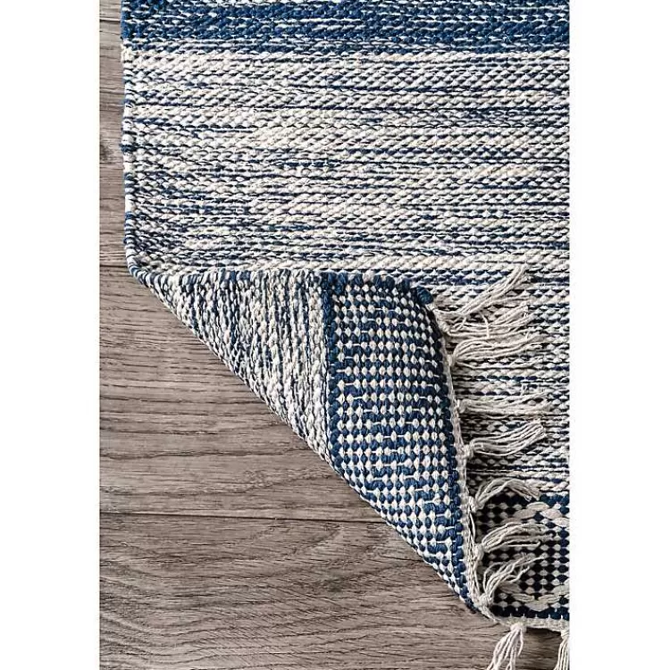 blue_seabrook_striped_fringe_wool_area_rug_x_4.webp Seabrook Striped Fringe Wool Area Rug, 7x9>Kirklands Home Fashion