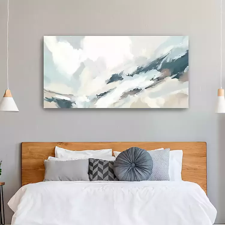 Blue Seaside Abstract Canvas Art Print>Kirklands Home Outlet