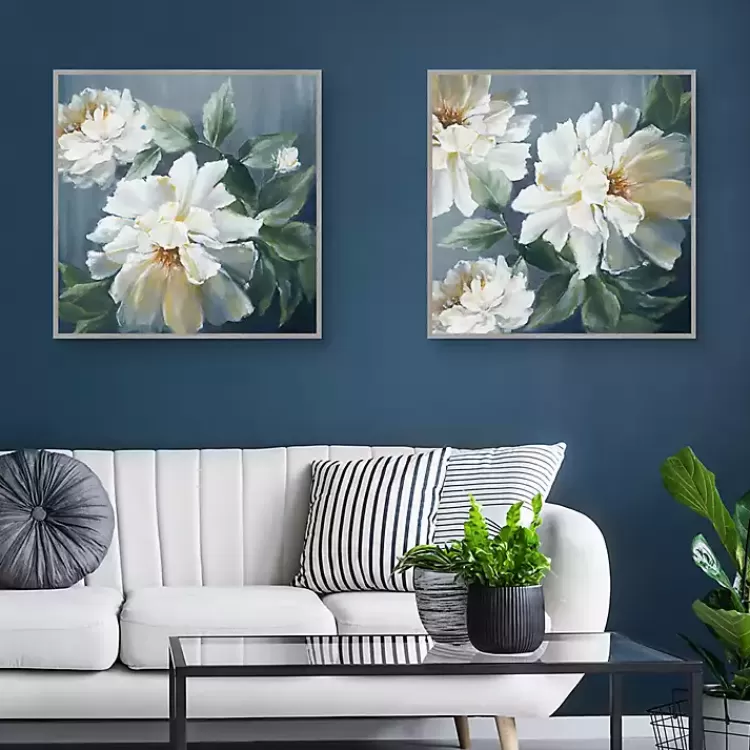 blue_secret_garden_framed_canvas_art_print_2.webp Secret Garden Framed Canvas Art Print>Kirklands Home Hot