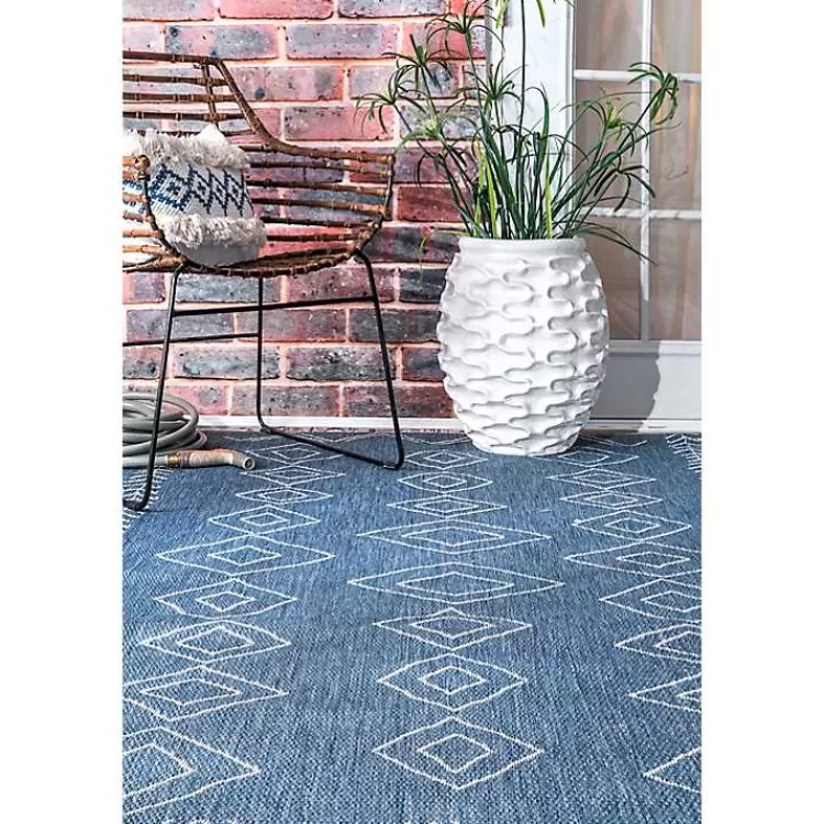 blue_serna_tribal_outdoor_area_rug_x_2-1.webp Blue Serna Tribal Outdoor Area Rug, 8x11>Kirklands Home Cheap