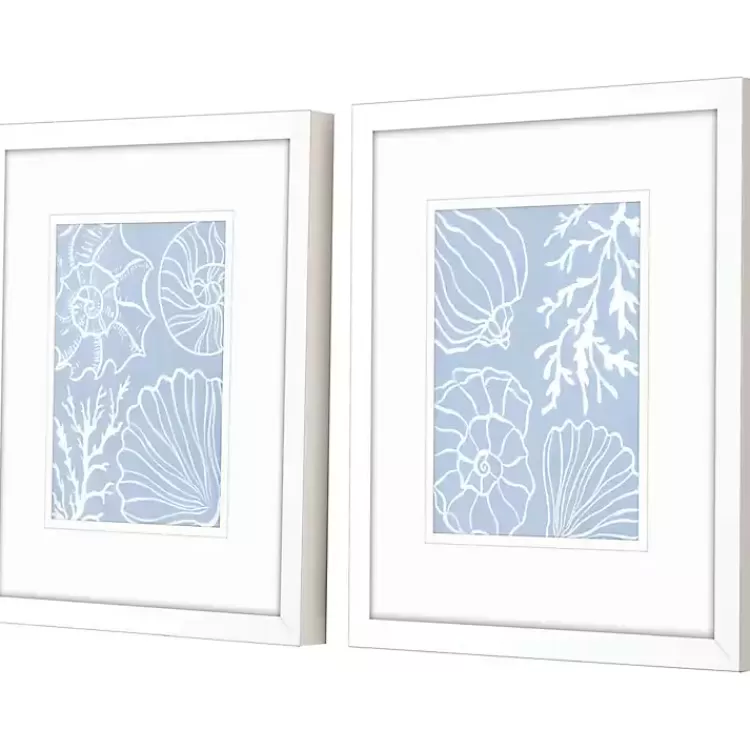 blue_shell_silhouettes_framed_art_prints_set_of__2.webp Blue Shell Silhouettes Framed Art Prints, Set of 2>Kirklands Home Fashion