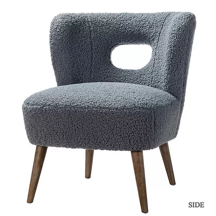 Sherpa Barrel Accent Chair>Kirklands Home Store