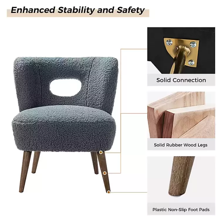 blue_sherpa_barrel_accent_chair_4.webp Sherpa Barrel Accent Chair>Kirklands Home Store