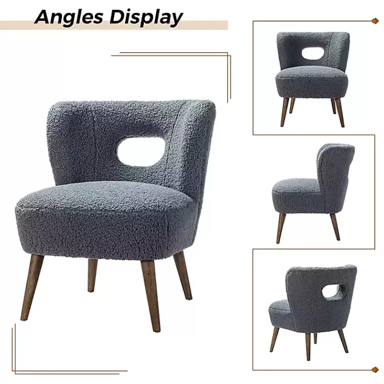 blue_sherpa_barrel_accent_chair_6.webp Sherpa Barrel Accent Chair>Kirklands Home Store