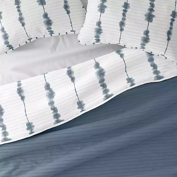 blue_shibori_reversible_pc_queen_quilt_set_5.webp Blue Shibori Reversible 3-pc. Queen Quilt Set>Kirklands Home Clearance