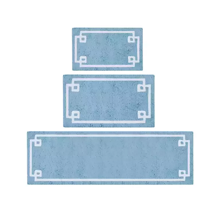 blue_simple_trim_cotton_tufted_bath_mat__in_4.webp Blue Simple Trim Cotton Tufted Bath Mat, 30 in.>Kirklands Home Fashion