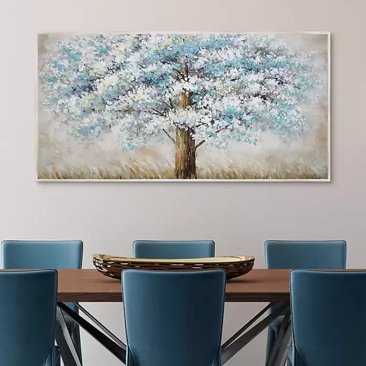 blue_solitude_framed_canvas_art_print_3.webp Blue Solitude Framed Canvas Art Print>Kirklands Home Fashion