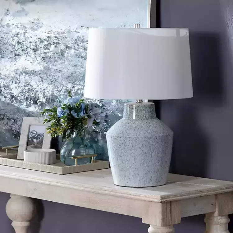 blue_speckled_ceramic_jar_table_lamp_3.webp Speckled Ceramic Jar Table Lamp>Kirklands Home New