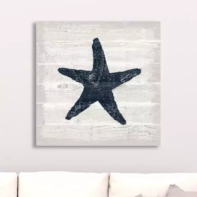 blue_starfish_driftwood_canvas_art_print_2.webp Blue Starfish Driftwood Canvas Art Print>Kirklands Home Discount