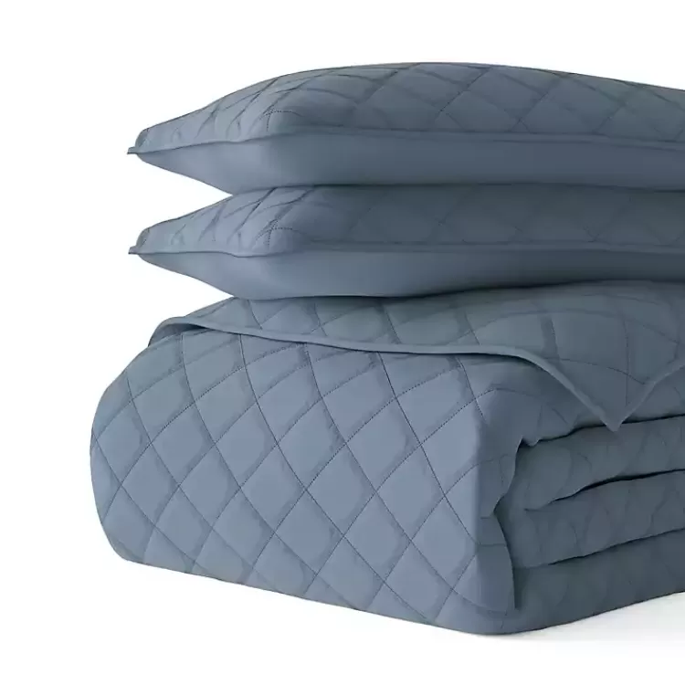 blue_stitched_diamond_pc_king_quilt_set_2.webp Stitched Diamond 3-pc. King Quilt Set>Kirklands Home Sale