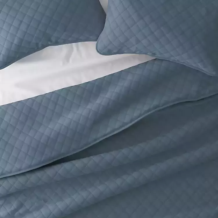 blue_stitched_diamond_pc_twin_quilt_set_3.webp Stitched Diamond 2-pc. Twin Quilt Set>Kirklands Home Cheap