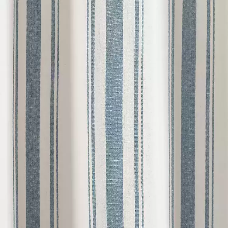 blue_stripe_farmhouse_curtain_panel_set__in_3.webp Stripe Farmhouse Curtain Panel Set, 95 in.>Kirklands Home Clearance