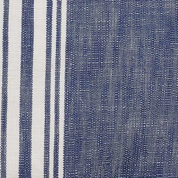 blue_striped_fringe_table_runner__in_2.webp Blue Striped Fringe Table Runner, 72 in.>Kirklands Home Hot
