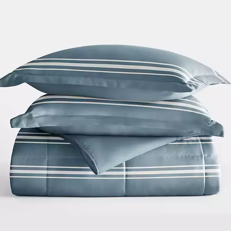 Striped Reversible 3-pc. Queen Comforter Set>Kirklands Home Flash Sale