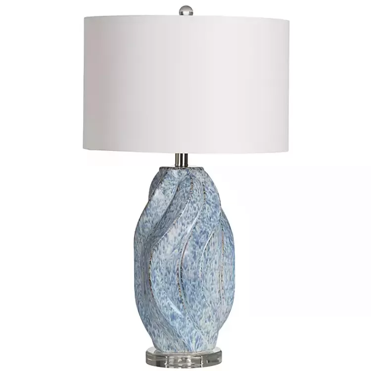 Blue Swirl Ceramic Table Lamp>Kirklands Home Best Sale