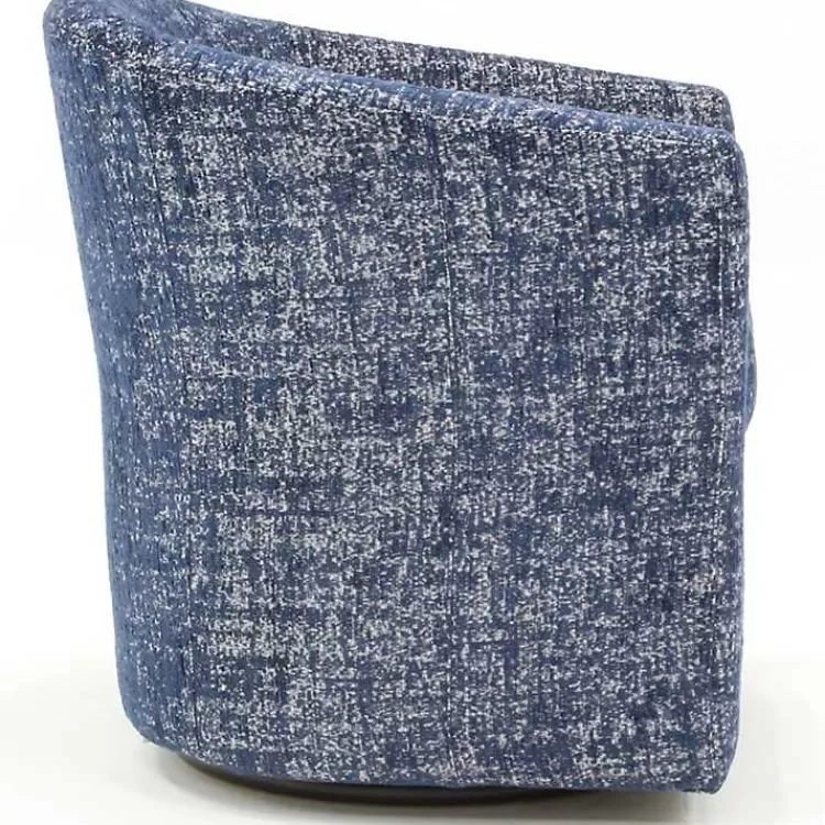 blue_swivel_barrel_accent_chair_2.webp Swivel Barrel Accent Chair>Kirklands Home Store
