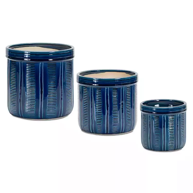 Terracotta Abstract Decorative Pots, Set of 3>Kirklands Home Shop