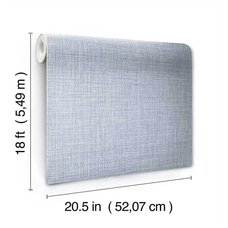 blue_textured_faux_fabric_peel__stick_wallpaper_7.webp Textured Faux Fabric Peel & Stick Wallpaper>Kirklands Home Fashion