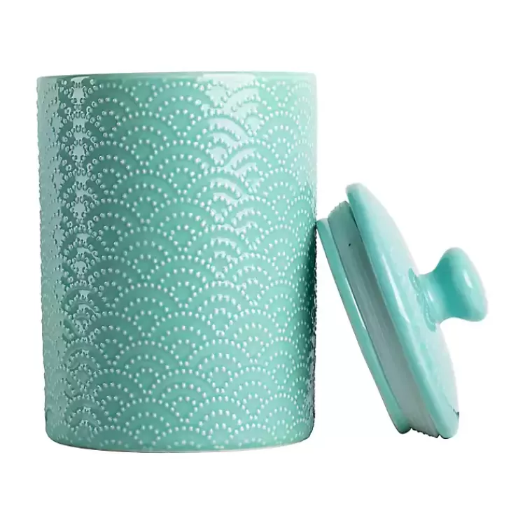blue_tide_ceramic_embossed_canisters_set_of__2.webp Tide Ceramic Embossed Canisters, Set of 3>Kirklands Home Cheap