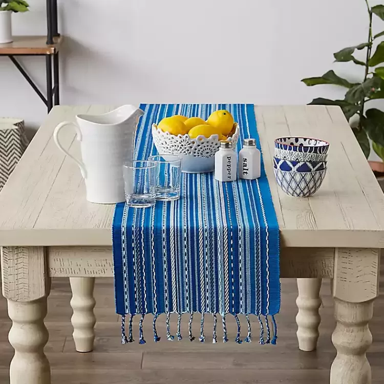 blue_tonal_stripe_table_runner_4.webp Blue Tonal Stripe Table Runner>Kirklands Home Best