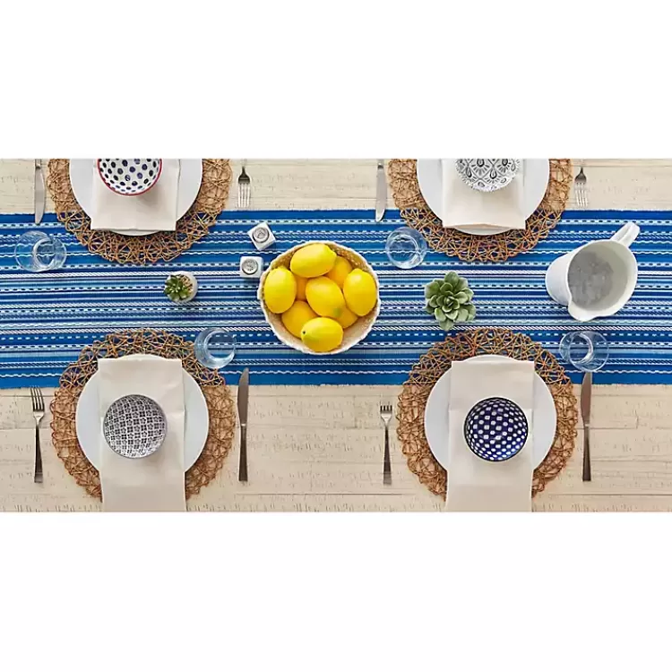 blue_tonal_stripe_table_runner_7.webp Blue Tonal Stripe Table Runner>Kirklands Home Best