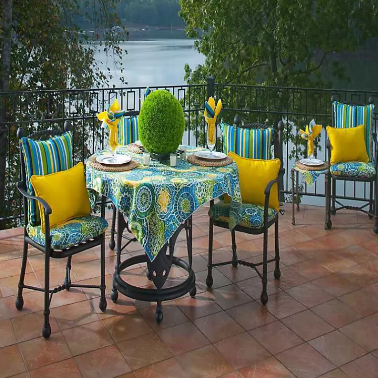Blue Topanga Striped Outdoor Pillows, Set of 2>Kirklands Home Online