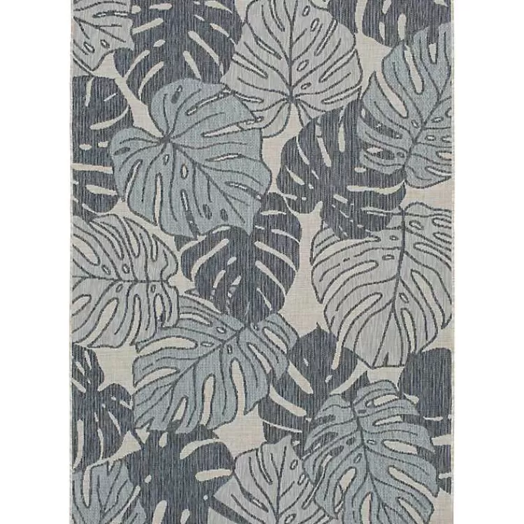 Tropical Leaf Indoor/Outdoor Area Rug, 5x7>Kirklands Home Cheap