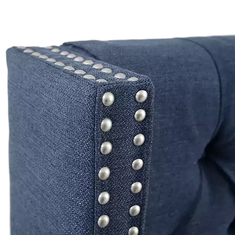 blue_tufted_upholstered_metal_leg_queen_headboard_5.webp Tufted Upholstered Metal Leg Queen Headboard>Kirklands Home New