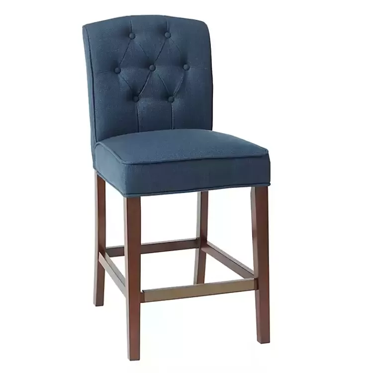Tufted Upholstered Wood Counter Stool>Kirklands Home Sale