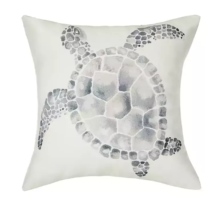 Blue Turtle Outdoor Pillow>Kirklands Home Sale