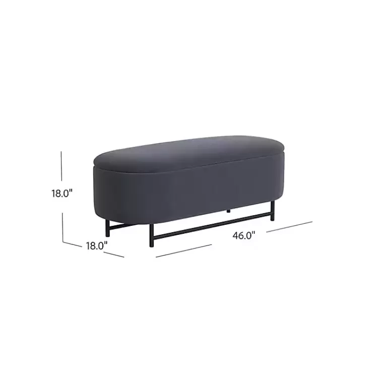 blue_velvet_metal_storage_bench_2.webp Velvet Metal Storage Bench>Kirklands Home Best Sale